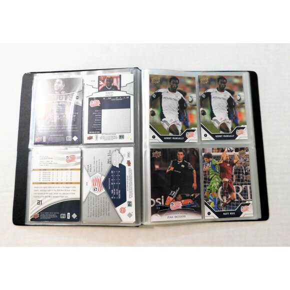 New England Revolution Soccer Team Trading Card Binder MLS 21 Cards 3 Signed - Picture 5 of 9